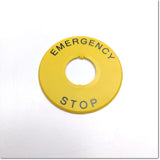 22HWAV-27 emergency stop push switch nameplate, other 