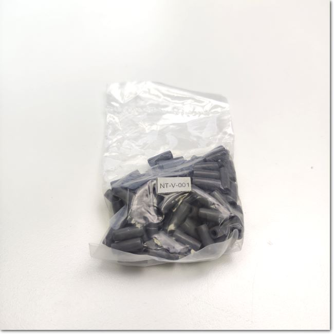 V-1 Gray (V-001 Gray) Fishtail cover, specs 1 bag = 100 pcs., Bandex ...