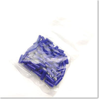 V-1.25 (Blue) Crimp tail cover, specification 1 bag = 100 pcs., Bandex 