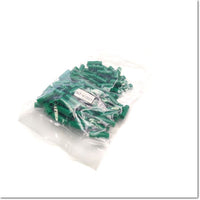 V-1.25 (Green) Crimp tail cover, specification 1 bag = 100 pcs., Bandex 