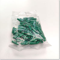 V-1.25 (Green) Crimp tail cover, specification 1 bag = 100 pcs., Bandex 