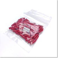 V-1.25 (Red) Crimp tail cover, specification 1 bag = 100 pcs., Bandex 