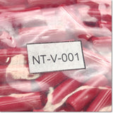 V-1.25 (Red) Crimp tail cover, specification 1 bag = 100 pcs., Bandex 