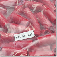 V-5.5 (Red) Crimp tail cover, specification 1 bag = 100 pcs., Bandex 