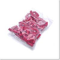 V-5.5 (Red) Crimp tail cover, specification 1 bag = 100 pcs., Bandex 