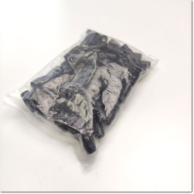 V-8 (Black) Fishtail cover specs 1 bag = 100 pcs. ,Bandex – Thai.FAkiki.com