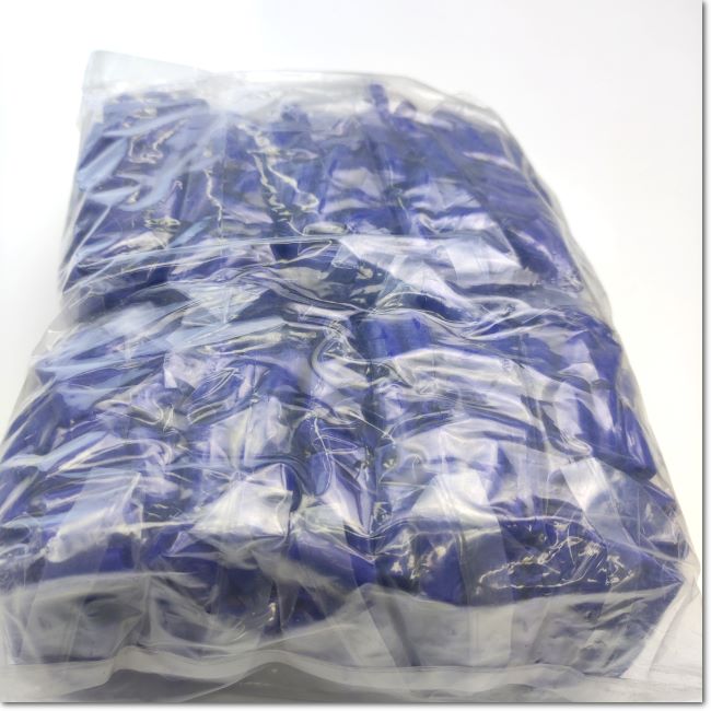 V-8 (Blue) Fishtail cover, specs 1 bag = 100 pcs., Bandex – Thai.FAkiki.com