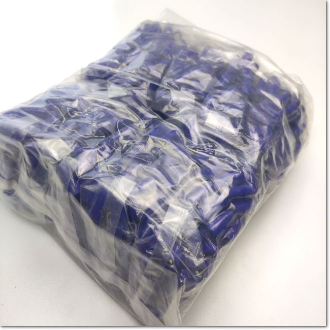 V-8 (Blue) Fishtail cover, specs 1 bag = 100 pcs., Bandex – Thai.FAkiki.com