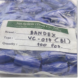 V-14 Blue (VC-014 Blue) ปลอกหุ้มหางปลา สเปค 100 pcs / pack ,Bandex