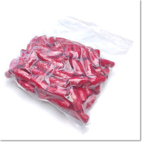 V-14 Red (VC-014 Red) ปลอกหุ้มหางปลา สเปค 100 pcs / pack ,Bandex