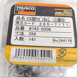 B742-0308 Truss head tapping screw, spec 3X8, Trusco Nakayama 