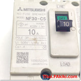 (D)Used*, NF30-CS No-Fuse Breaker ,no-fuse breaker specification AC220V 3P 10A 2.5kA ,MITSUBISHI 