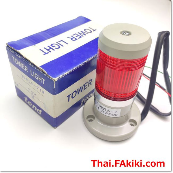 TPWL5-71R LED Signal Tower Lights ,ไฟสัญญาณเตือนแบบชั้น สเปค AC/DC 24V Red ,tend