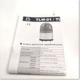 PM TLW-01-YB rotating signal light, AC/DC24 V 220mA specs, Primus 