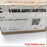 H07 V-K SIZE 1.5MM2 Black wiring cable/Single Core ,สายไฟแกนเดี่ยว สเปค 1 pack = 0.81kg ,HELUKABEL