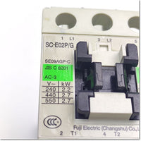 SC-E02P/G Magnetic Contactor ,Magnetic Contactor Specification DC24V 3p ,Fuji 