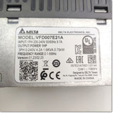 VFD007E21A INVERTER Inverter specification input 200-240V 9.7A ,DELTA 