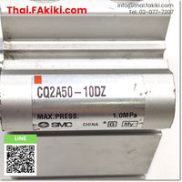 (C)Used, CQ2A50-10DZ AirCylinder ,กระบอกสูบลม สเปค φ50 10mm ,SMC