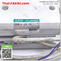 (C)Used, SSD-L-25-25 AirCylinder ,air cylinder spec φ25 25mm ,CKD 