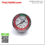 (A)Unused, G40D-6-P10 Pressure Gauge ,เกจ์วัดความดัน สเปค 1.0Mpa R1/8Dia. ,CKD