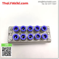 (A)Unused, KDM10-08 Rectangular Multi-Connector KDM Series ,มัลติคอนเนคเตอร์แบบสี่เหลี่ยม KDM Series สเปค connection tubes 10  8Ø ,SMC