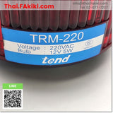 (C)Used, TRM-220 Warning Light ,ไฟสัญญาณเตือน สเปค AC220V ,TEND