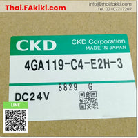 (A)Unused, 4GA119-C4-E2H-3 Solenoid valve ,Solenoid valve specification DC24V ,CKD 