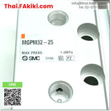 (C)Used, MGPM32-25-Z73LS Compact Guide Cylinder ,กระบอกไกด์ สเปค Tube inner diameter 32mm stroke25mm  ,SMC