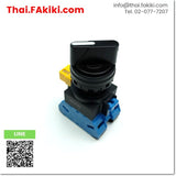 (C)Used, HW1S-2T20 Selector Switch button ,ปุ่มสวิตช์แบบเลือกค่า สเปค ø22 2a 2notch ,IDEC