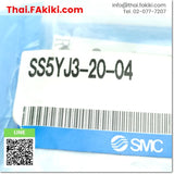 (A)Unused, SS5YJ3-20-04 Solenoid valve ,โซลินอยด์วาล์ว สเปค - ,SMC