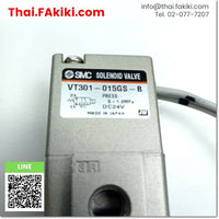 (C)Used, VT301-015GS-B valve ,valve specification DC24V Rc1/8 lead wire length 300mm ,SMC 