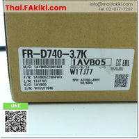 (A)Unused, FR-D740-3.7K Inverter, Inverter specs 3PH 400V, MITSUBISHI 