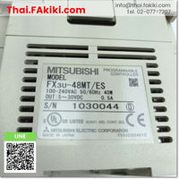 (C)Used, FX3U-48MT/ES PLC ,พีแอลซี สเปค AC100-240V 40w ,MITSUBISHI