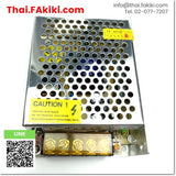 (C)Used, S-25-5 Power supply ,พาวเวอร์ซัพพลาย, แหล่งจ่ายไฟ สเปค input :AC110-220V output : DC5V 5A ,MEAN WELL