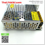 (C)Used, S-25-5 Power supply ,พาวเวอร์ซัพพลาย, แหล่งจ่ายไฟ สเปค input :AC110-220V output : DC5V 5A ,MEAN WELL
