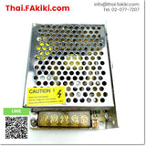 (C)Used*, S-25-5 Power supply ,พาวเวอร์ซัพพลาย, แหล่งจ่ายไฟ สเปค input :AC110-220V output : DC5V 5A ,MEAN WELL