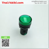 (C)Used, AD16-22D/S31 Pilot Light ,ไพลอตแลมป์ สเปค AC220V Φ22 GREEN ,APT