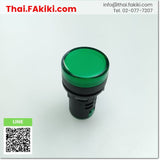 (C)Used, AD16-22D/S31 Pilot Light ,ไพลอตแลมป์ สเปค AC220V Φ22 GREEN ,APT