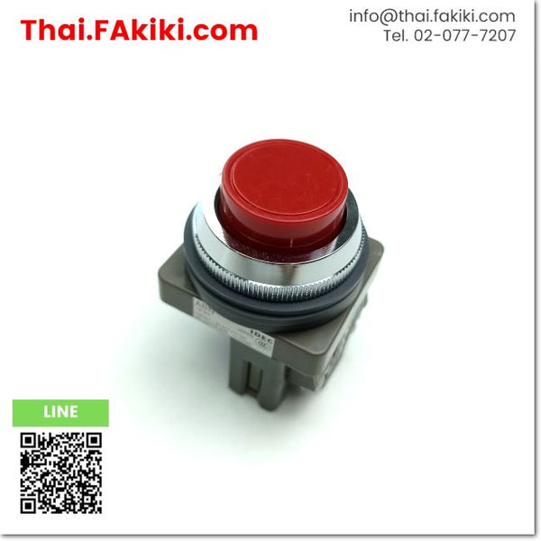 (C)Used, ABN210R Pushbuttons ,ปุ่มกด สเปค ⌀30 1a  RED ,IDEC