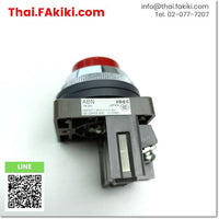 (C)Used, ABN210R Pushbuttons ,ปุ่มกด สเปค ⌀30 1a  RED ,IDEC