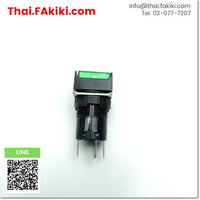 (C)Used, AL6Q-M14G Illuminated Push Button Switch, push button switch with signal tube attached, specification AC/DC 24V ø16 1C,IDEC 