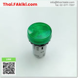 (C)Used, YW1P-1UQM3 Pilot Light ,ไพลอตแลมป์ สเปค AC230/240V 22mm GREEN ,IDEC