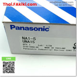 (A)Unused, NA1-5 Ultra-Slim Body Area Sensor, light curtain type sensor, DC12-24V specs, Panasonic 