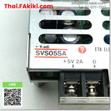 (D)Used*, SVS05SA Power Supply ,พาวเวอร์ซัพพลาย, แหล่งจ่ายไฟ สเปค IN:AC100/120V OUT:5V 2A ,ETA ELECTRIC