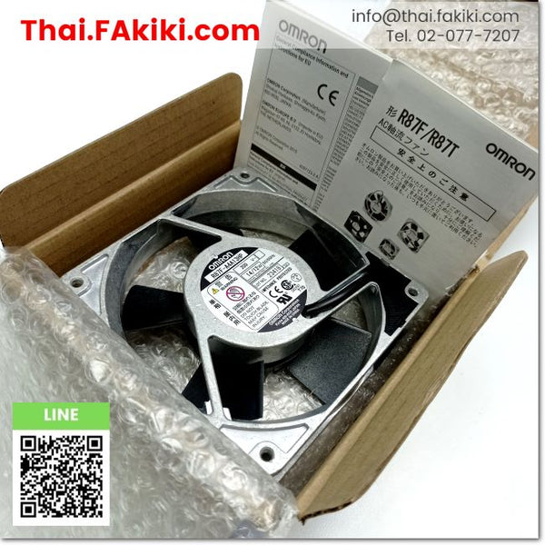 (A)Unused, R87F-A4A13HP Axial Fan Kit, grille fan, specs AC200V, OMRON 