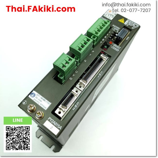 (C)Used, PY2A015A2 SERVO AMPLIFIER ,ชุดควบคุมการขับเคลื่อนเซอร์โว สเปค 3PH AC200-230V ,SANYO DENKI