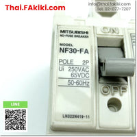 (D)Used*, NF30-FA NO-FUSE BREAKER ,เบรกเกอร์โนฟิวส์ สเปค 2P 30A ,MITSUBISHI