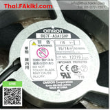 (A)Unused, R87F-A3A15HP Axial Fan Kit ,พัดลมตะแกรง สเปค AC115V ,OMRON