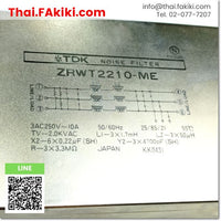 (D)Used*, ZRWT2210-ME Noise filter ,ตัวกรองสัญญาณรบกวน สเปค 3AC250V 10A ,TDK