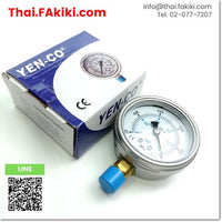 (A)Unused, PGF63A(-1B)-1/4PT-Y Pressure Gauge ,เกจ์วัดความดัน สเปค 1/4PT -0.1MPa ,YENCO